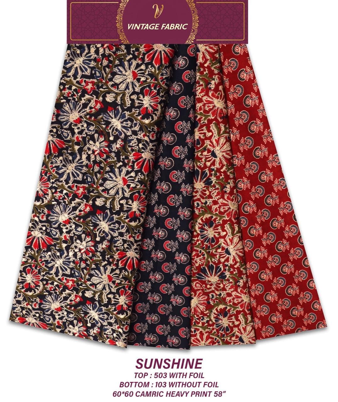 SUNSHINE series by Vintage Fabric